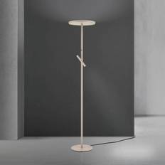 ORION Uplight gulvlampe Teide, dæmpbar, Creme/amber, Stue/spisestue, Aluminium, Moderne
