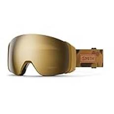 SMITH OPTICS 4D MAG Ski- Snowboardbrille Pow Hunter - ChromaPOP Sun Black Gold Mirror NEU