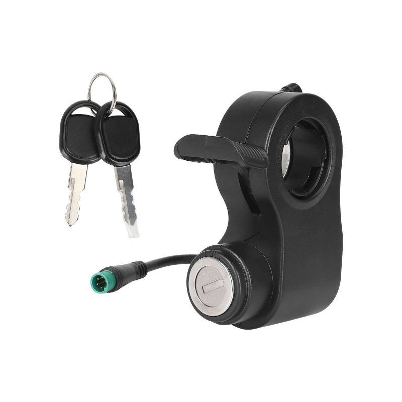 TEMU Throttle Switch Lock For /g2 Max/ Db Electric Scooter, Switch Lock, Integrated Skateboard Lock And Key Components, Copper And Alloy, Abs, Universal Accessory For Secure Operation