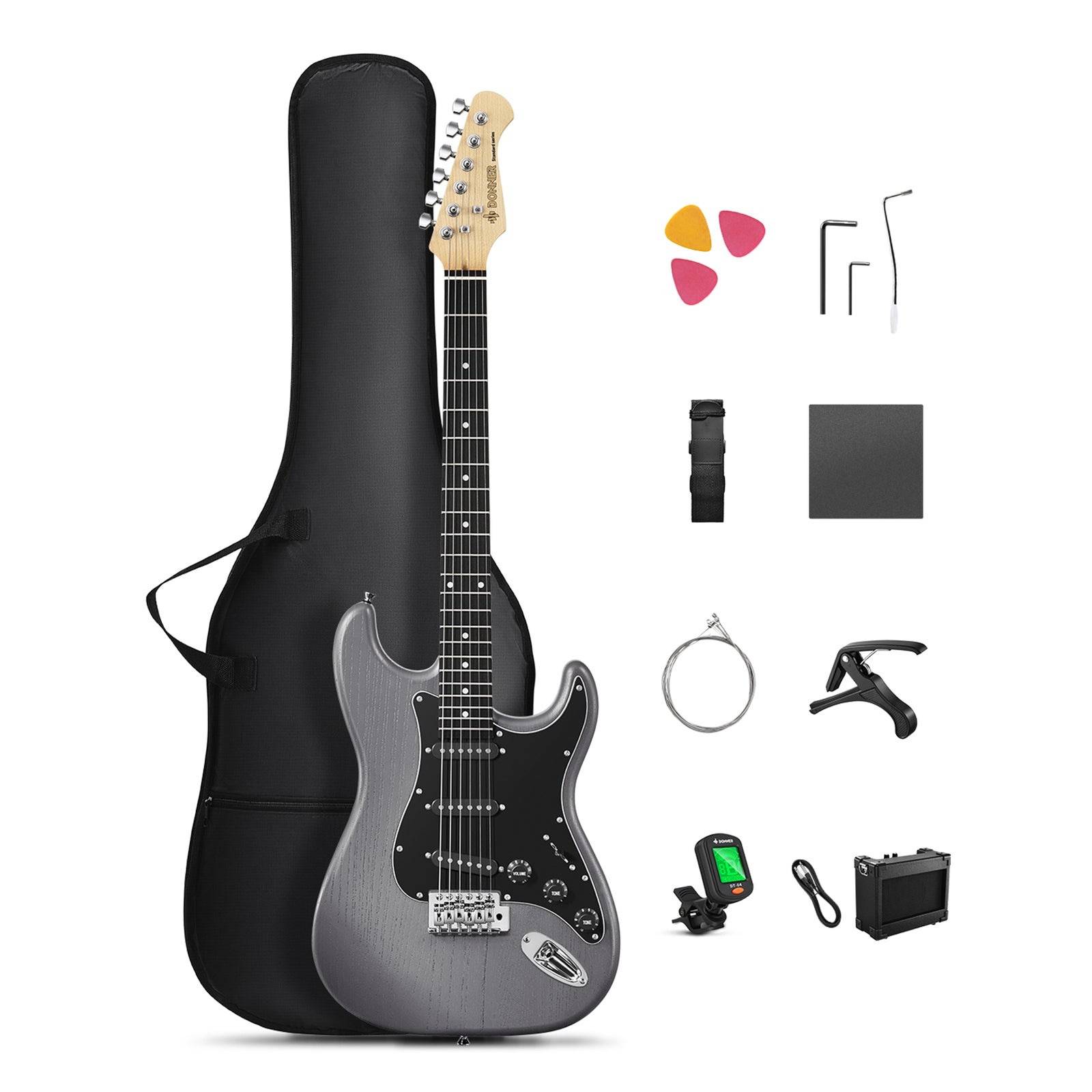 Donner DST-80 Elgitarrpaket - Black