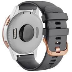 18mm 20mm Rem Til Garmin Venu Sq 2 Plus Vivoactive 4S Smartwatch Armbånd Venu 3S 2S Vivoactive 3 5 Udskiftningsarmbånd Sort 18mm Til Venu 3S