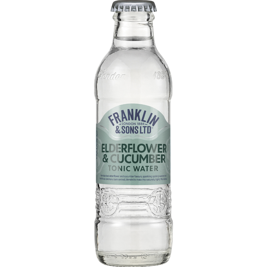 Franklin & Sons Elderflower & Cucumber Tonic - 20 cl