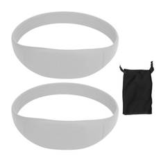 2pcs Patella Tendon Knee Straps Soft Knee Sports Support Band Portable Knee Pain Relief Support grå färg