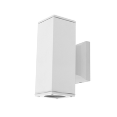 Vägglampa Vit GU10 för Led Dubbel