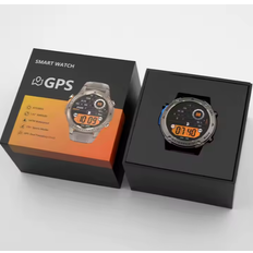 Multifunktionelt militærur til mænd-5 ATM AMOLED Screen Sport- GPS