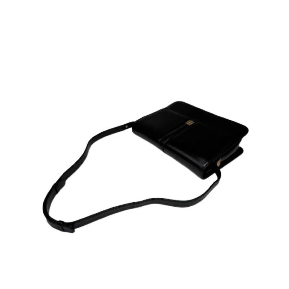 Givenchy Pre-owned Pre-owned 4G 2-Way Håndtaske - Vintage - Dame - Sort - ONE SIZE - Uld