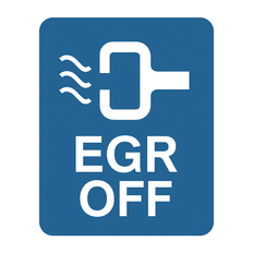 EGR Off – EGR avprogrammering