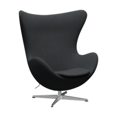 Fritz Hansen Ägget 3316 fåtölj Christianshavn Dark Grey 1174-steel