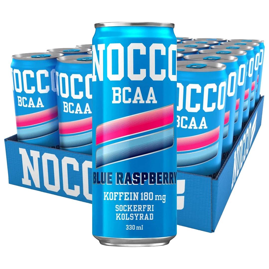 24 X Nocco Bcaa 330 Ml Blue Raspberry