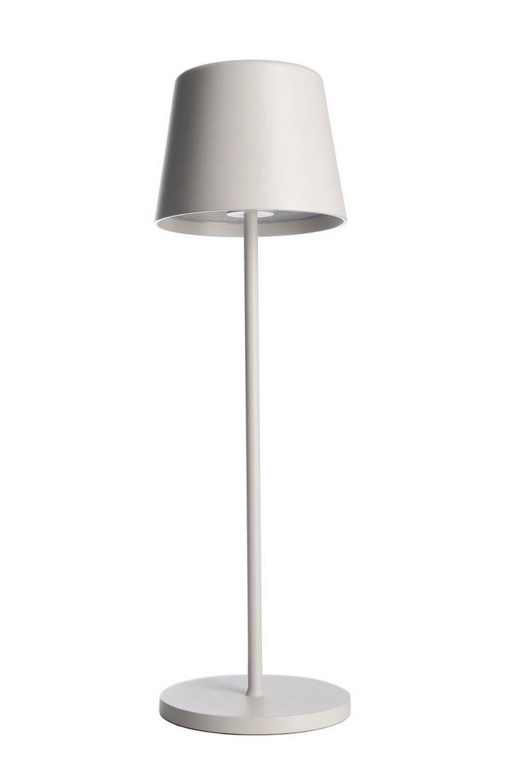 Canis genopladelig bordlampe Hvid
