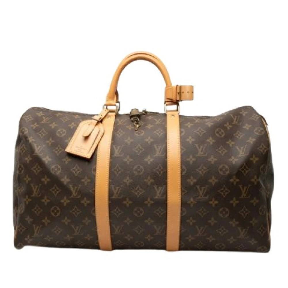 Louis Vuitton Vintage Pre-owned Vintage Boston Taske - Vintage - Dame - Brun - ONE SIZE - Læder