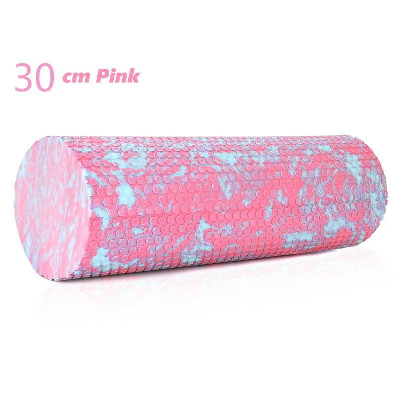 New Iridescent Cloud Yoga Colmn Pilates Block High-density Floating Roller GYM Fitness Body Massage Yoga Foam Roller 30/45/60CM blå