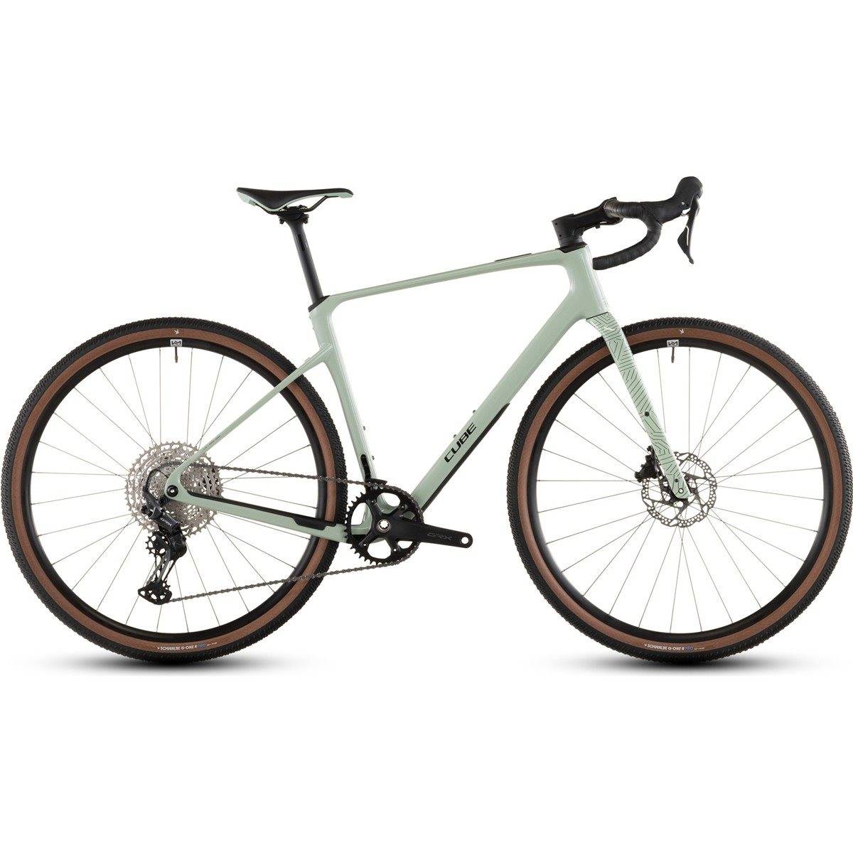 Gravelbike Cube Nuroad C:62 ONE GRX 1x12s Aloegreen/Black (M)