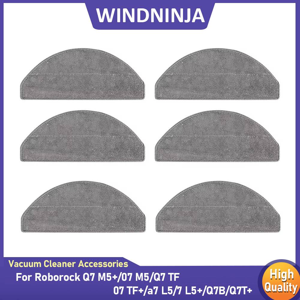 Mop Cloth For Roborock Q7 M5 Q7 M5+ Q7 TF Q7 TF+ Q7 L5 Q7 L5+ Q7T+ Q7B Robot Vacuum Cleaner parts Accessories Replacement