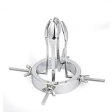 Peadxuno Vaginal Spreader Anal Dilator Anal Sexleksaker Metall Spekulum Vaginal Anal Dilatation Anal Expander Metal Anal Plug for Women Sexleksaker för par Extreme Sex(Version A, 4 ark)