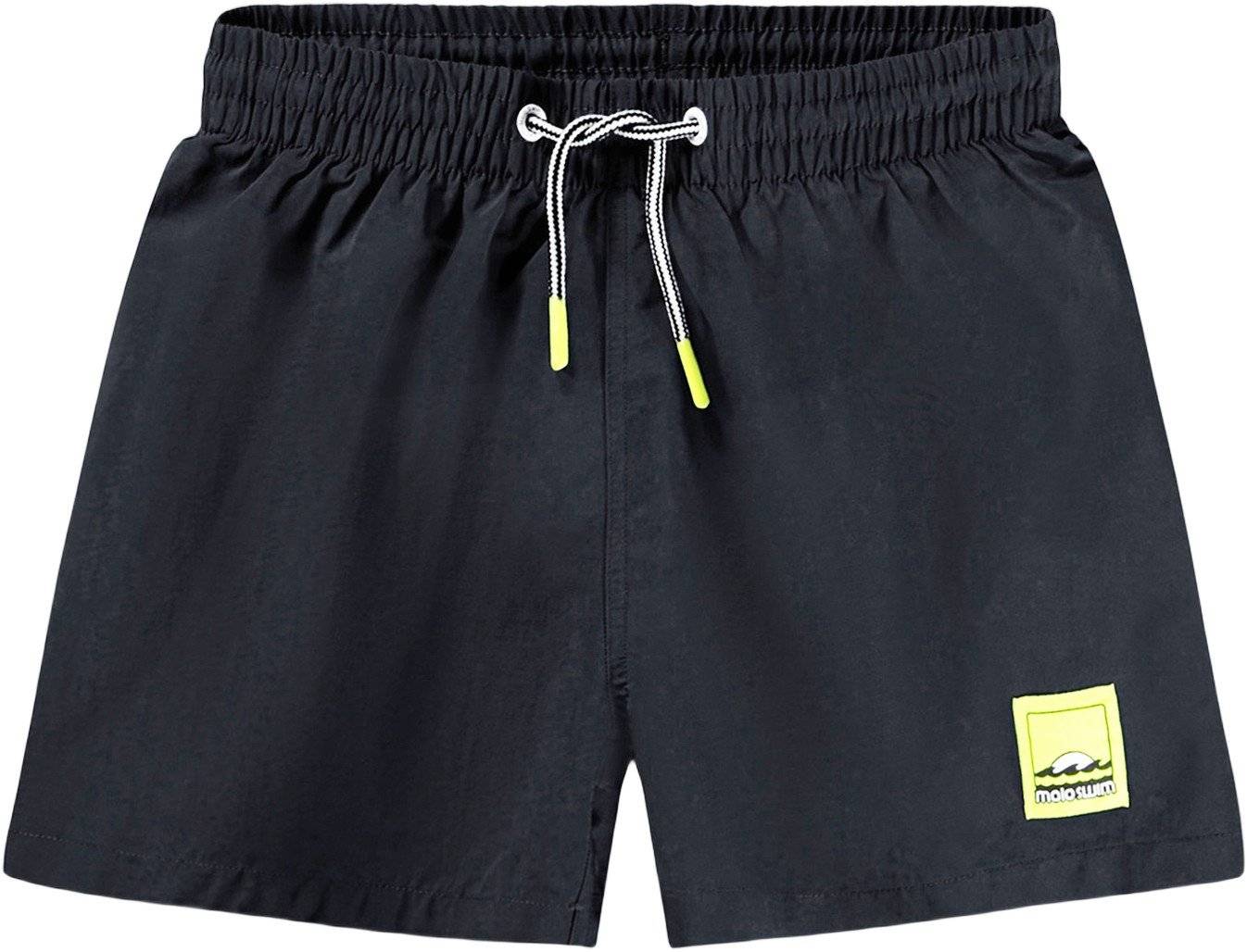 Molo Niko Solid Str 122-128 cm - Sort Badebukser Nylon hos Magasin.