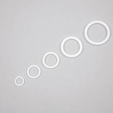 Gardinringe i hvid – 30/40 mm