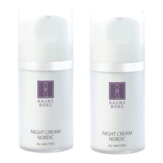 Raunsborg - 2 x Night Cream For All Skin Types 50 ml