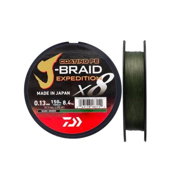 J-Braid 8X Expedition 150m.