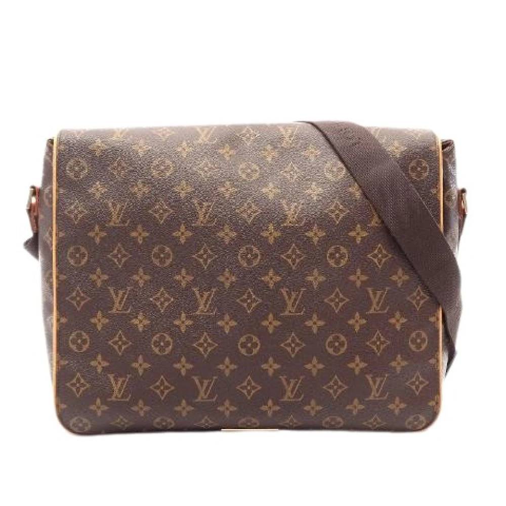 Louis Vuitton Vintage Pre-owned Abbesses Skuldertaske Monogram Brun - Vintage - Dame - Brun - ONE SIZE - Uld