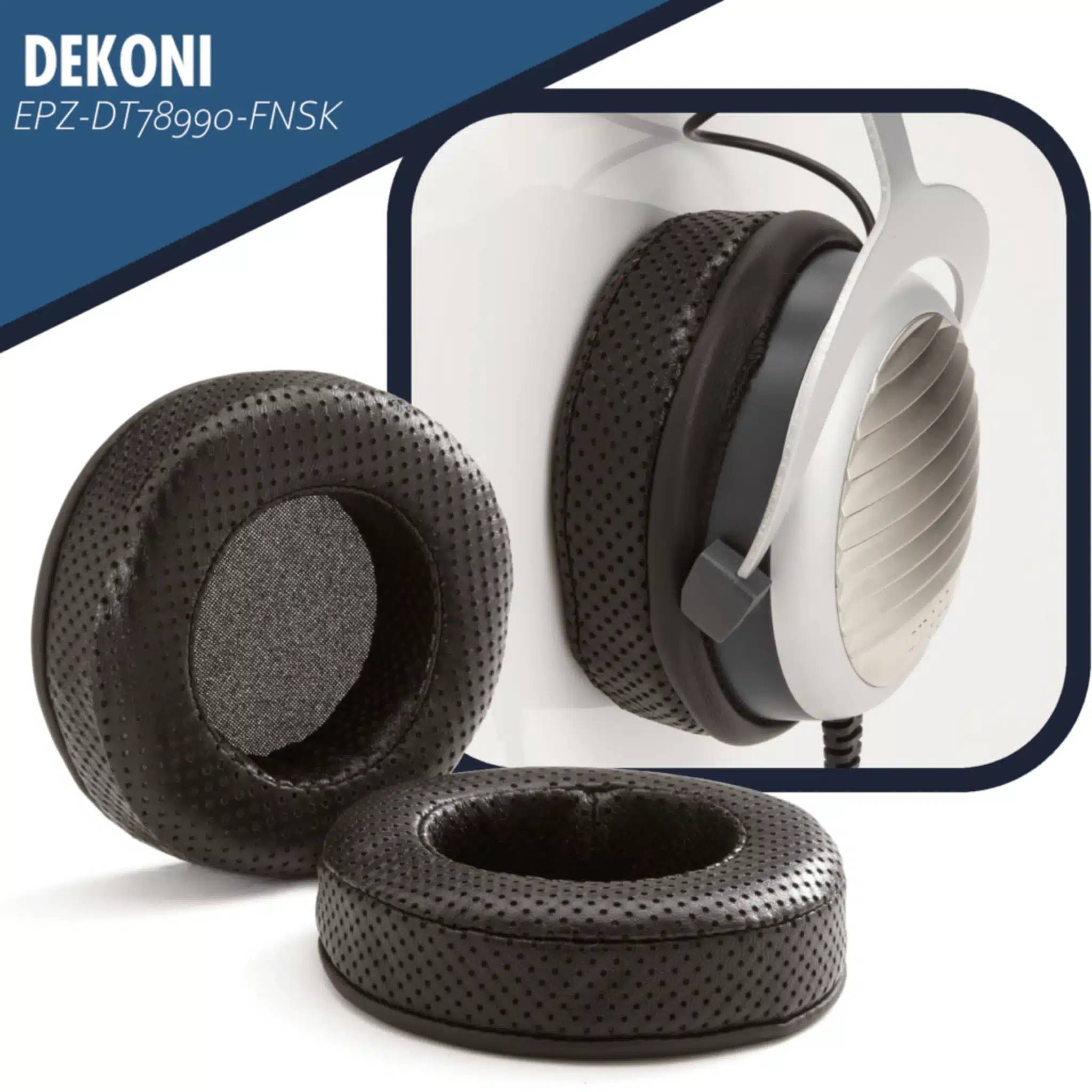 Dekoni Audio Hörlurskuddar Audeze Maxwell - Fenestrated elite sheepskin