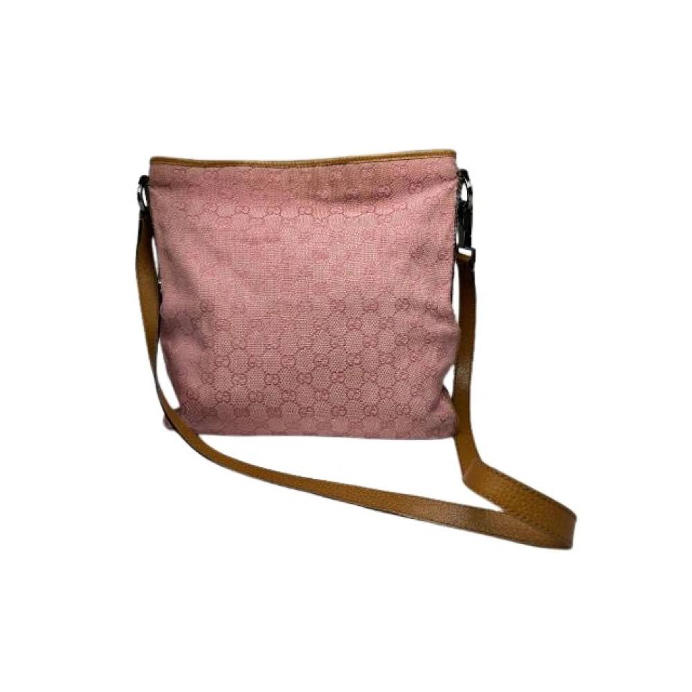 Gucci Vintage Pre-owned Vintage Cross Body Bag - Vintage - Dame - Lyserød - ONE SIZE - Læder
