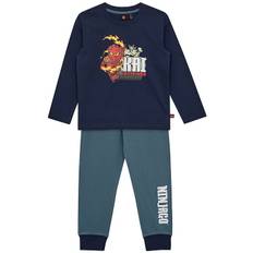 LEGO® Wear Ninjago Nattøj - 2-Delt - LwAgan - Blå - LEGO® Wear - 9 år (134) - Nattøj 2-delt