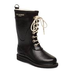 3/4 Rubber Boots Gummistøvler Sko Black Ilse Jacobsen