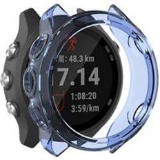 Tpu protectorfodral för garmin forerunner 245m klockbandsrem soft cover shell för garmin forerunner 245 gps-klockatillbehör