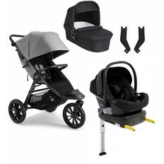 Baby Jogger City Elite 2 Duovagn inkl. Beemoo Route Babyskydd & Bas, Pike/Black Stone