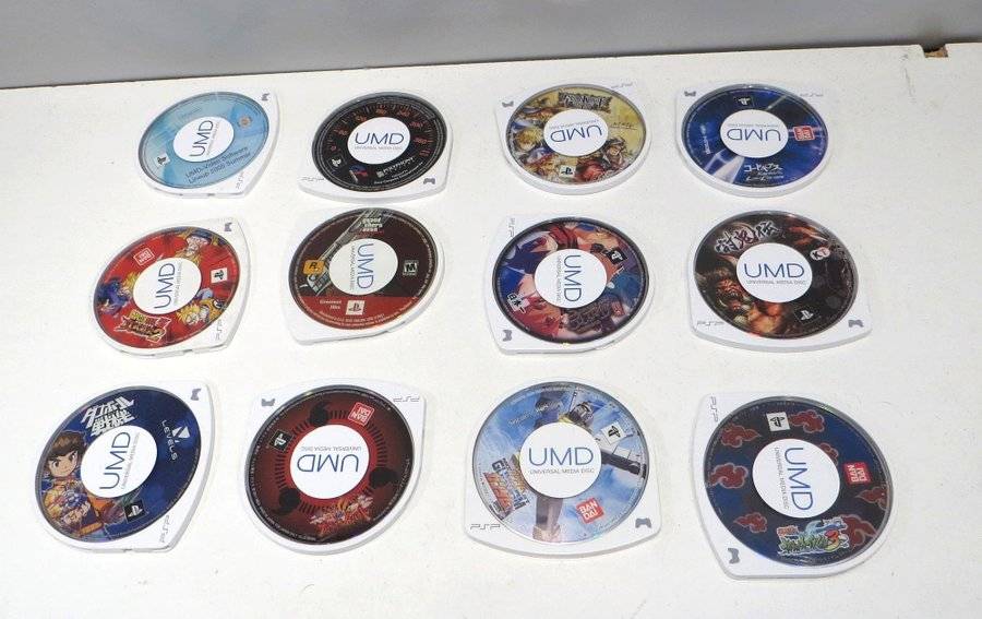 PSP 12 spel - japanska