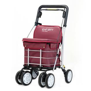 Carlett Indkøbstrolley 800 Rød