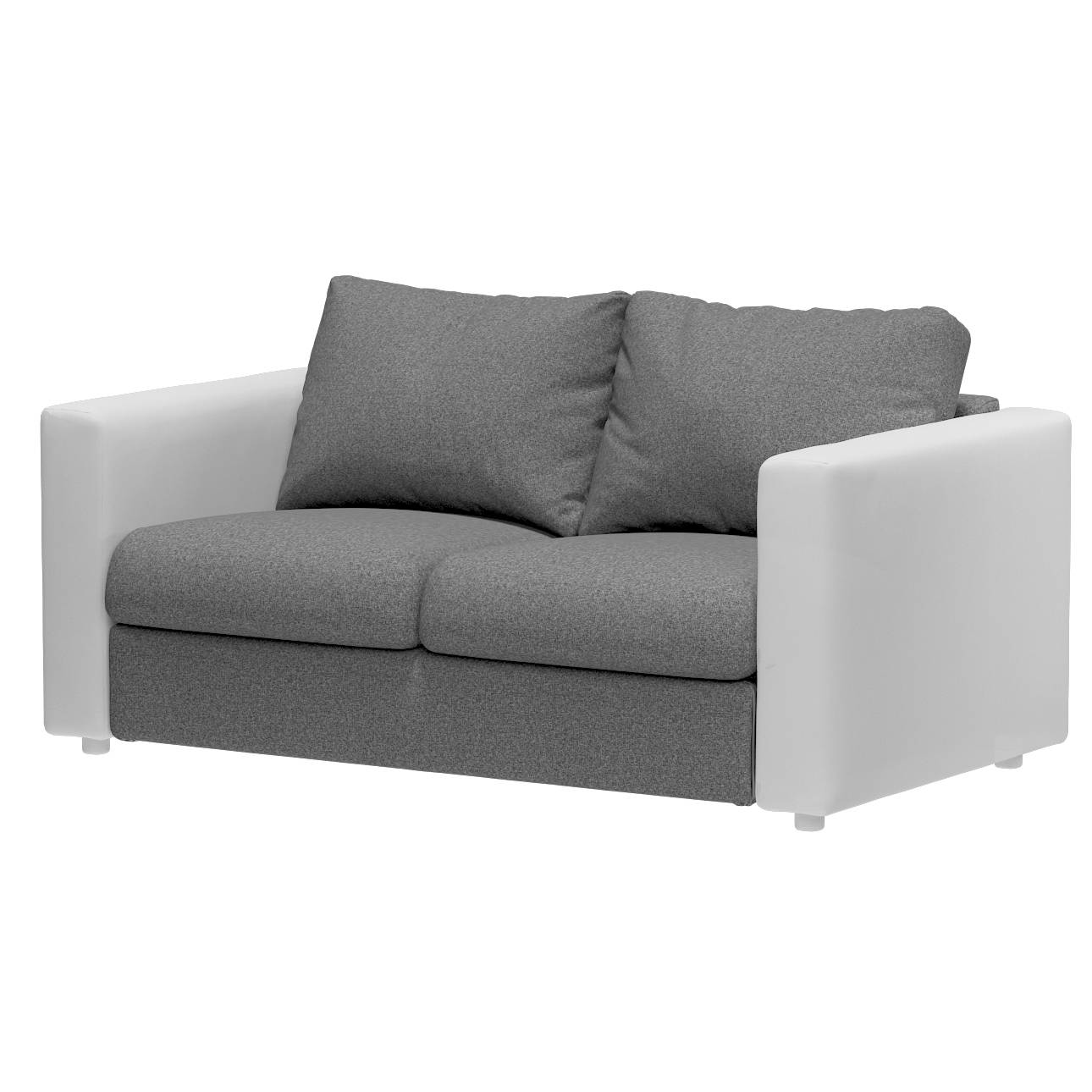 Vimle klädsel 2-sitssoffa u.armstöd, Grå, 141 x 98 x 83 cm, Amsterdam