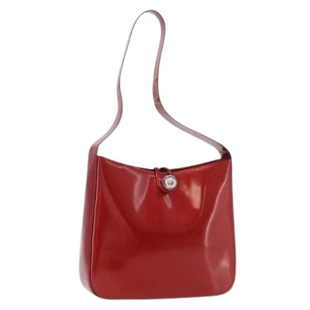 Celine Vintage - Pre-owned Vintage Patent Leather Shoulder Bag Vintage - Dam - ONE Size - Läder