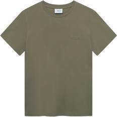 Bareen Classic Fit Tshirt Logo Mand Olivengrøn Kortærmede T-shirts Str XL - hos Magasin