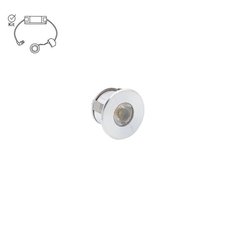 Möbelbelysning Mini Batteridrivet Kit – Aluminium