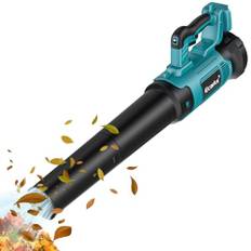 Ecarke Akku-Gebläse für Makita 18V : 500CFM Bürstenloser Akku-Laubbläser mit Sperrknopf und 6-Gang-Geschwindigkeitseinstellung für Garten- & Rasenpflege, 150MPH Windgeschwindigkeit (ohne Akku)