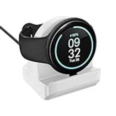 TiMOVO Silicone Stand Compatible with Google Pixel Watch 2 Charger, Non-Slip Charger Stand Holder with Integrated Cable Management Slot, Vertical & Compact Charger Bracket [Cable Not Included], White