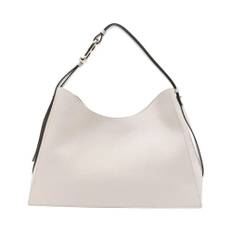 Furla, Tasker , Dame, Hvid, ONE SIZE, Stor Hobo Taske med Nuvola Stil