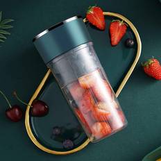 Juicer Cup Smoothie and Shakes Blender Fruit Mixer Mini Portable Mixer Cup USB Rechargeable Fruit grön
