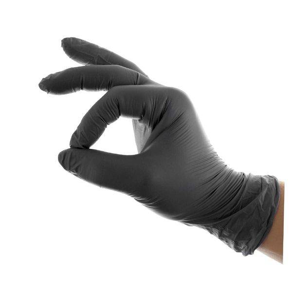 Engångshandske Nitril Svart, 200 st, XL (100 st)