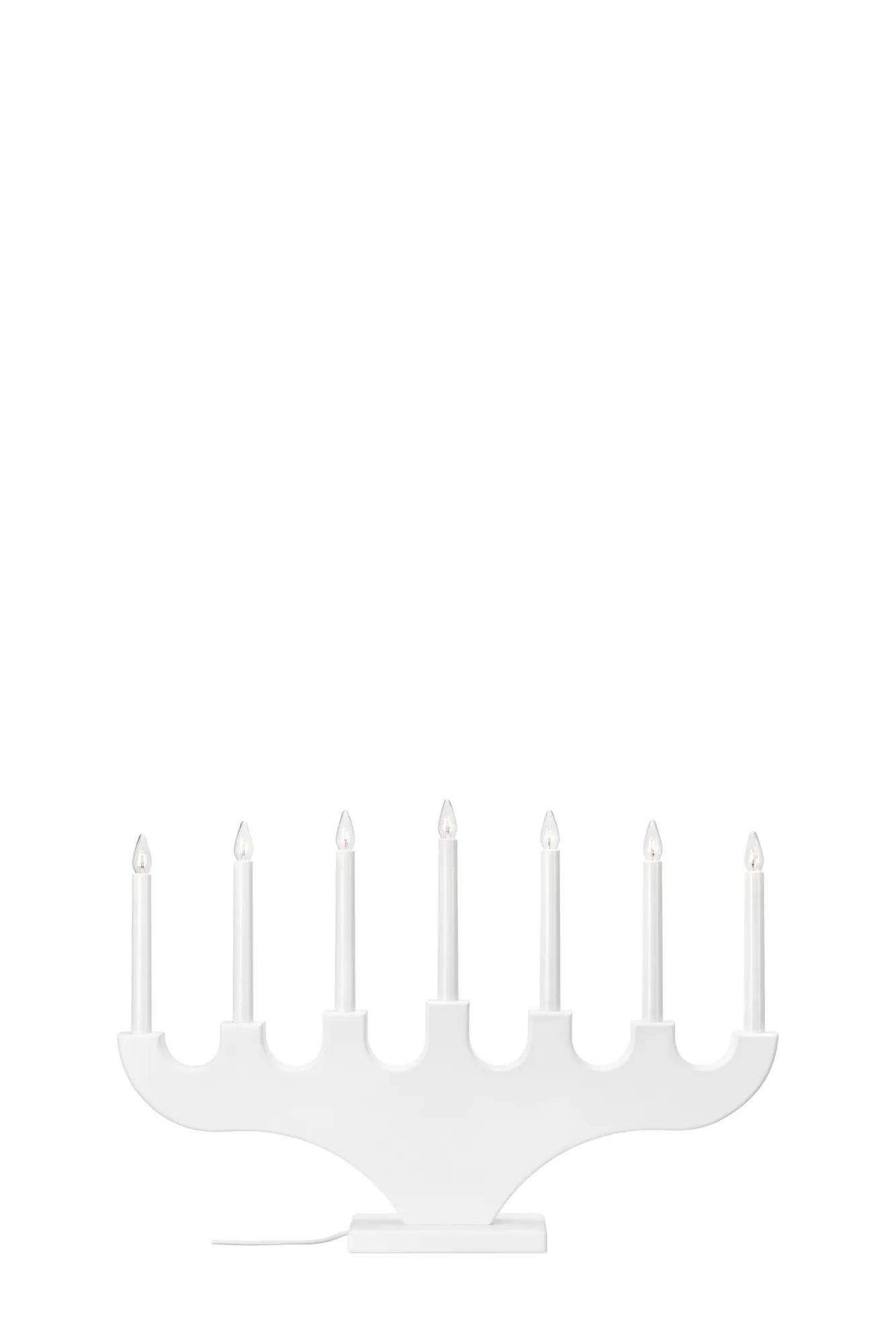 Spira Adventsljusstake Vit 60 cm