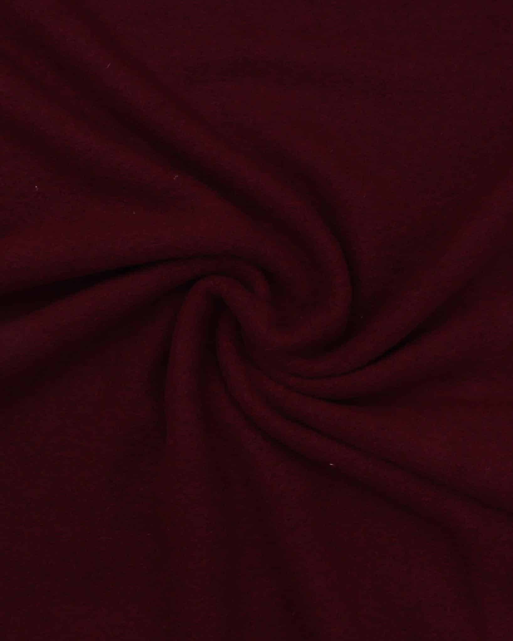 Mørk vinrød - Uld/polyester - 20% Polyester, 80% Uld