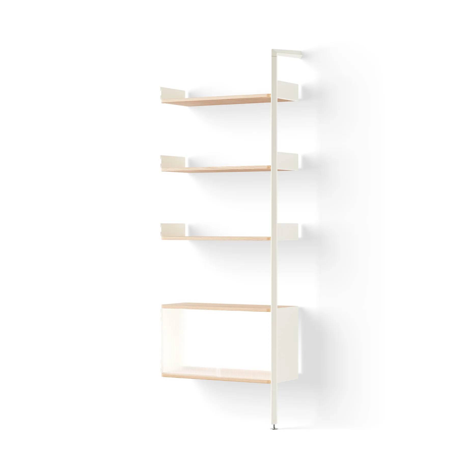 &Tradition Rombe IF6 add-on hylla m. skåp alabaster-lackad ek
