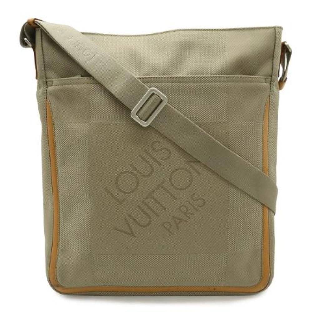 Louis Vuitton Vintage Pre-owned Damier Geant skuldertaske - Vintage - Dame - Beige - ONE SIZE - Uld
