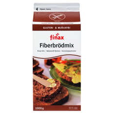 Glutenfrit Fiberbrødsmix (laktosefri), 1000g