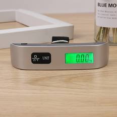 TEMU Travel Luggage Scale With Lcd Screen | 110lb/50kg Heavy Duty Suitcase | Portable Hanging Scale With Battery For Airport Cruise