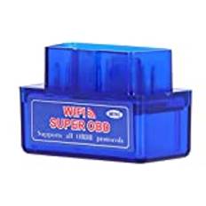OBD2 -skannerkod, för ELM327 12V OBD2 -skanner Mini WIFI Bildetektor Diagnosadapter(blå)