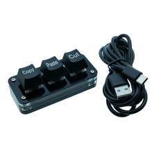 XYZA Tiny Keyboard Copy Paste Cut Keyboard 3key Black