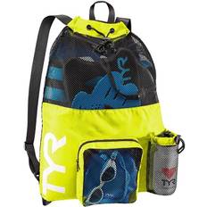 TYR Big Mesh Mummy Bag/Svømmenet 40L (Fluo Gul/Sort)
